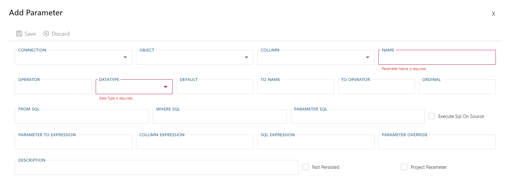 BimlFlex - Add Parameter BimlFlex - Parameter Editor