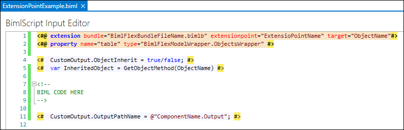 Extension Points Sample Code Extension Points Sample Code
