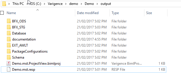 Build Output Folder Build Output Folder