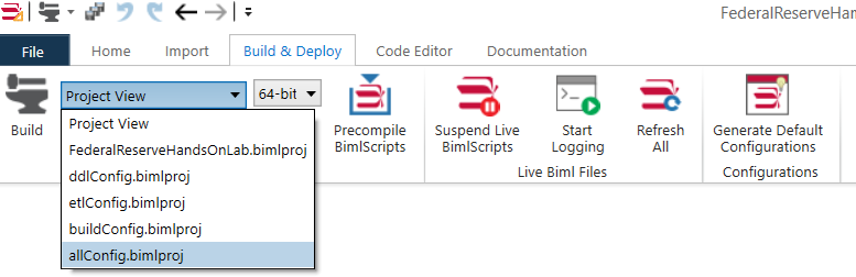 Build & Deploy Ribbon