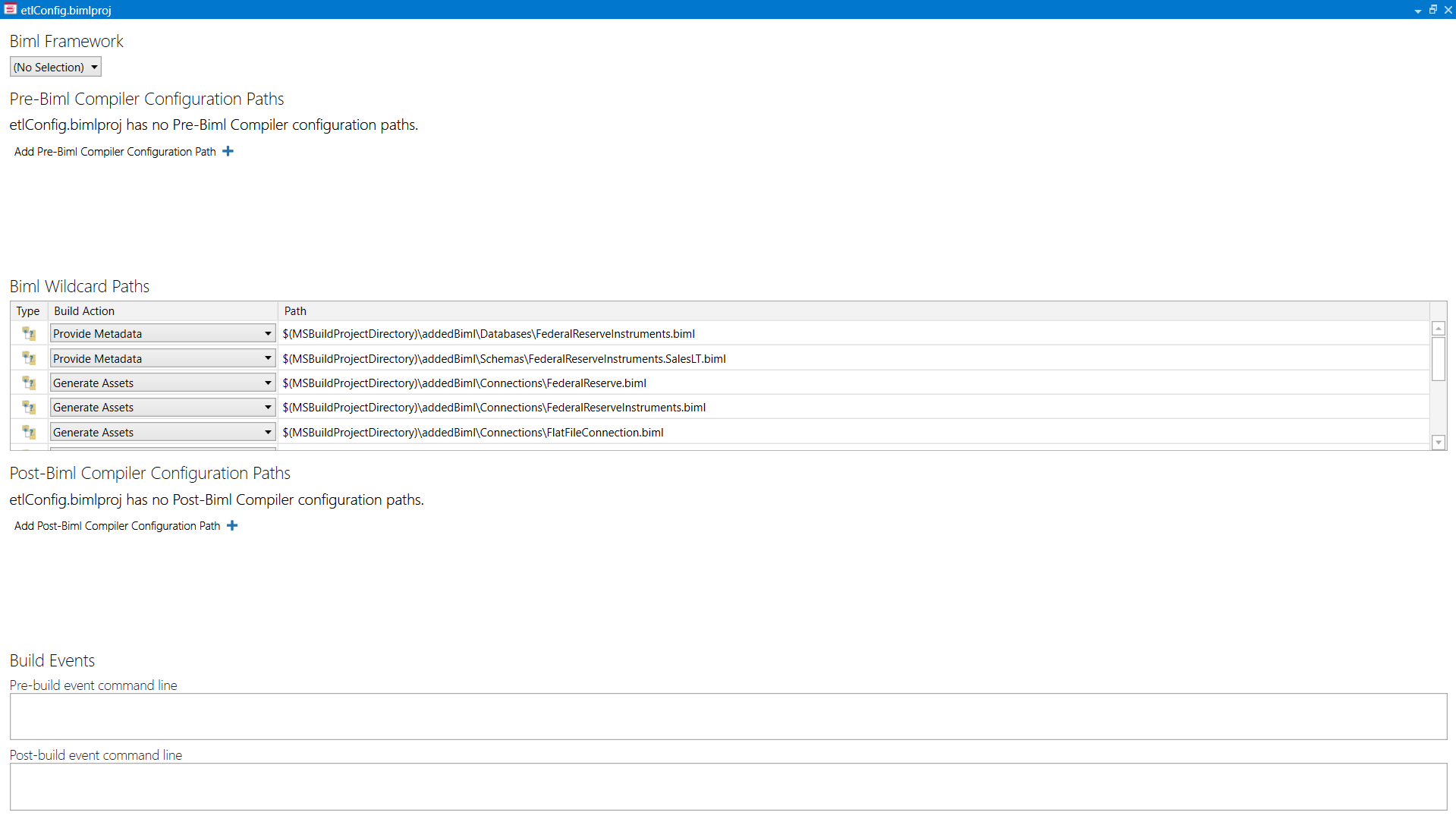 etlConfig Designer