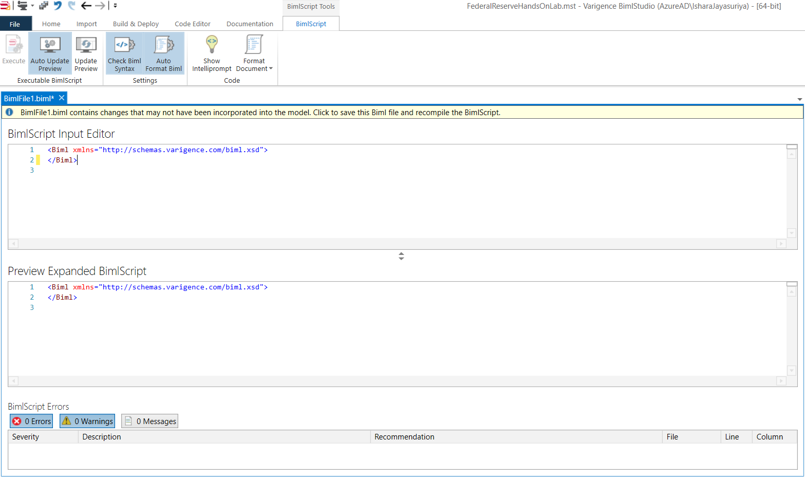 BimlScript Designer