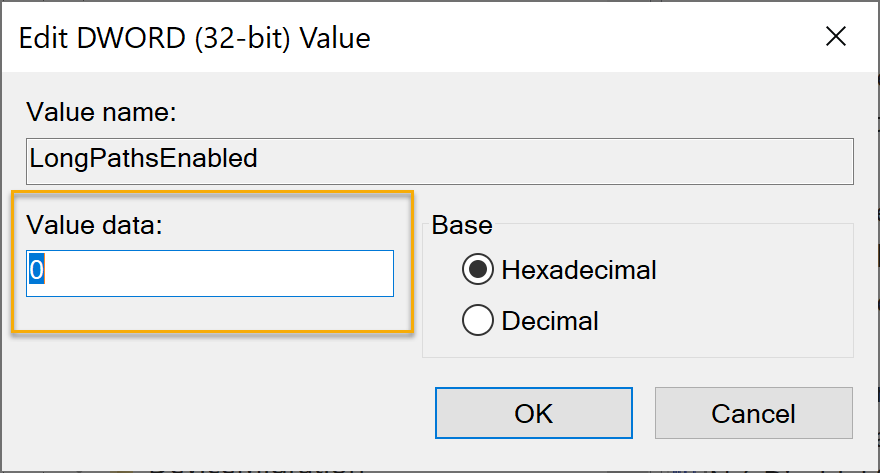 Enable Long File Paths in Registry Editor Step 2 Enable Long File Paths in Registry Editor Step 2