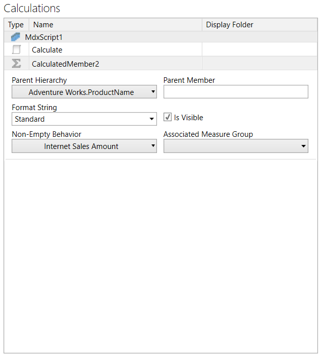 Calculated Member