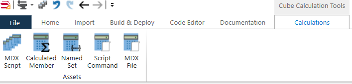 Calculation Ribbon