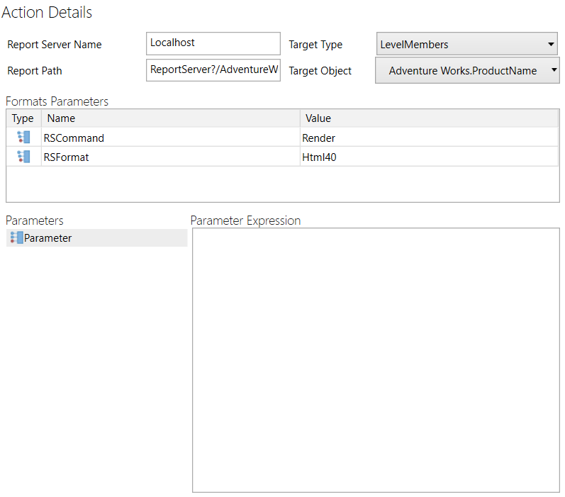 Report Actions