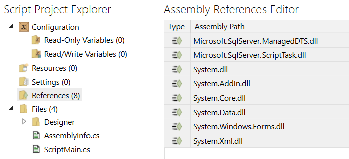 Script Project Explorer
