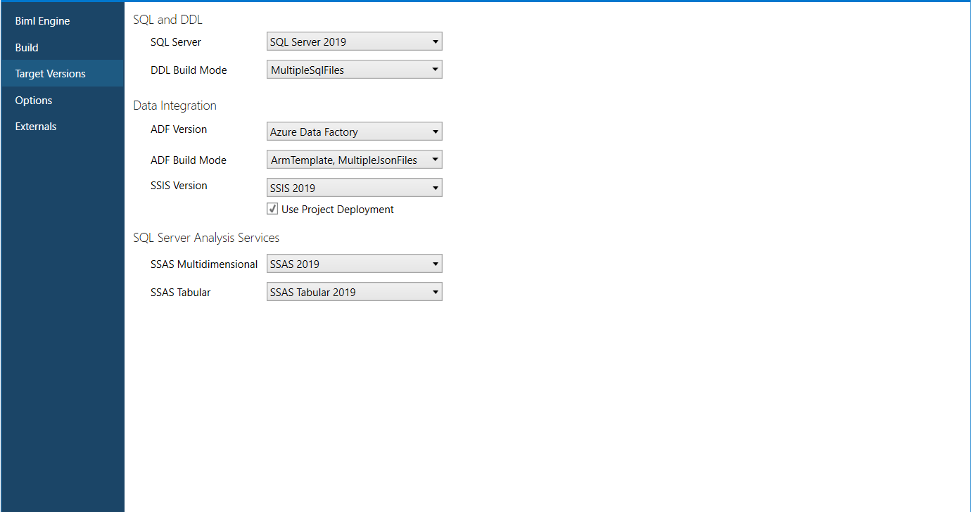 Project Settings