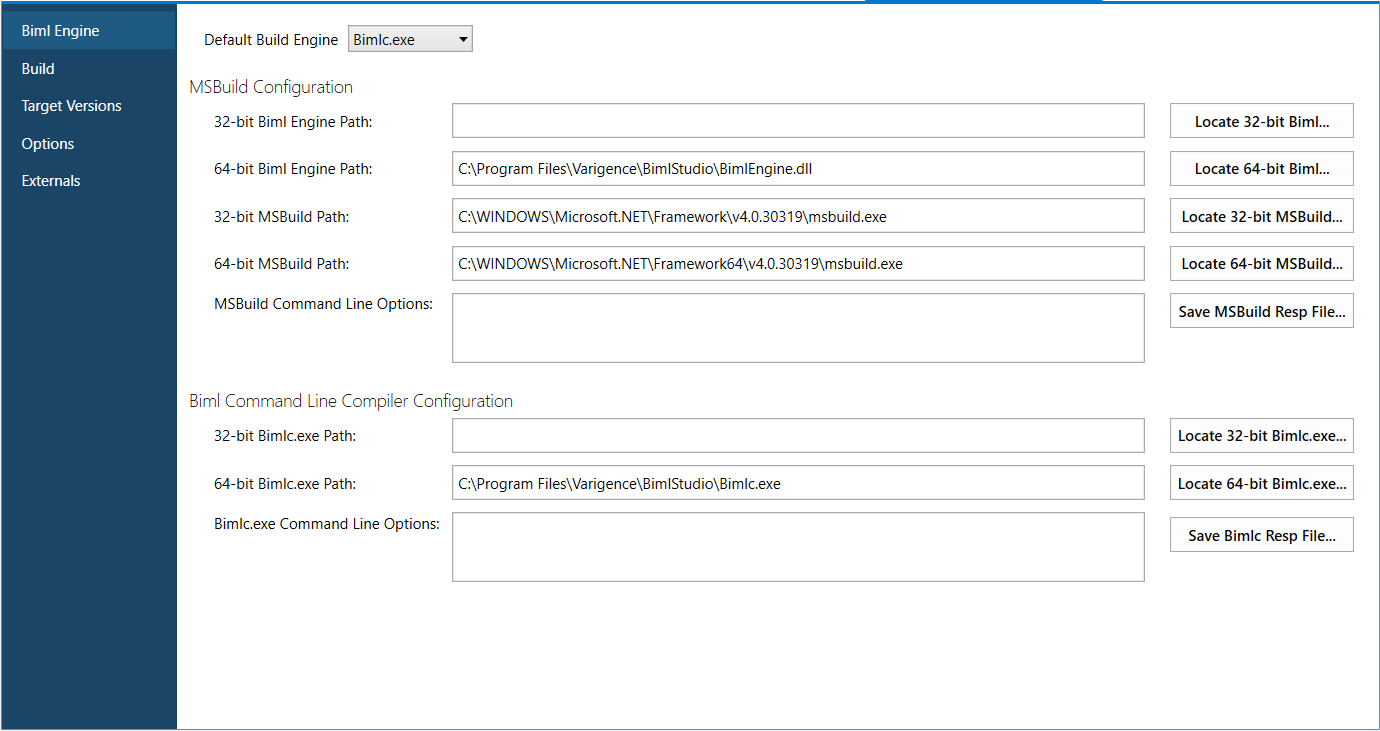 Project Settings
